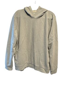 Frye Light Gray Branded Cotton Blend Sweater
